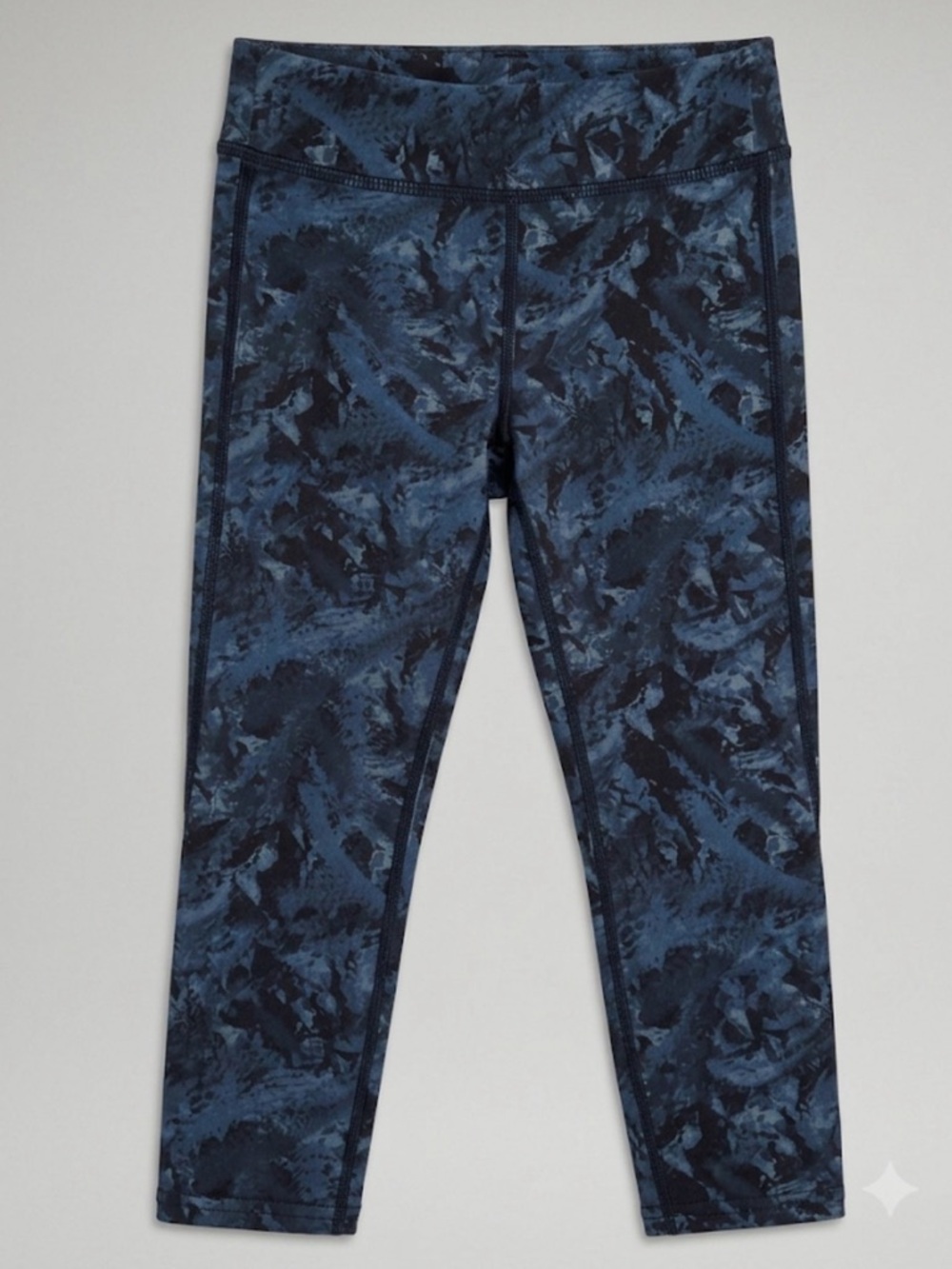 LOLE girls 6/S Blue Patterned Active Leggings capris